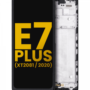 LCD Assembly With Frame For Motorola Moto E7 Plus (XT2081 / 2020) (Refurbished) (All Colors)
