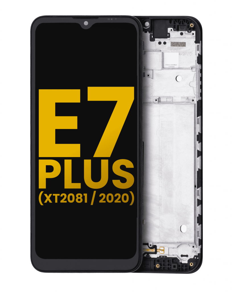 LCD Assembly With Frame For Motorola Moto E7 Plus (XT2081 / 2020) (Refurbished) (All Colors)