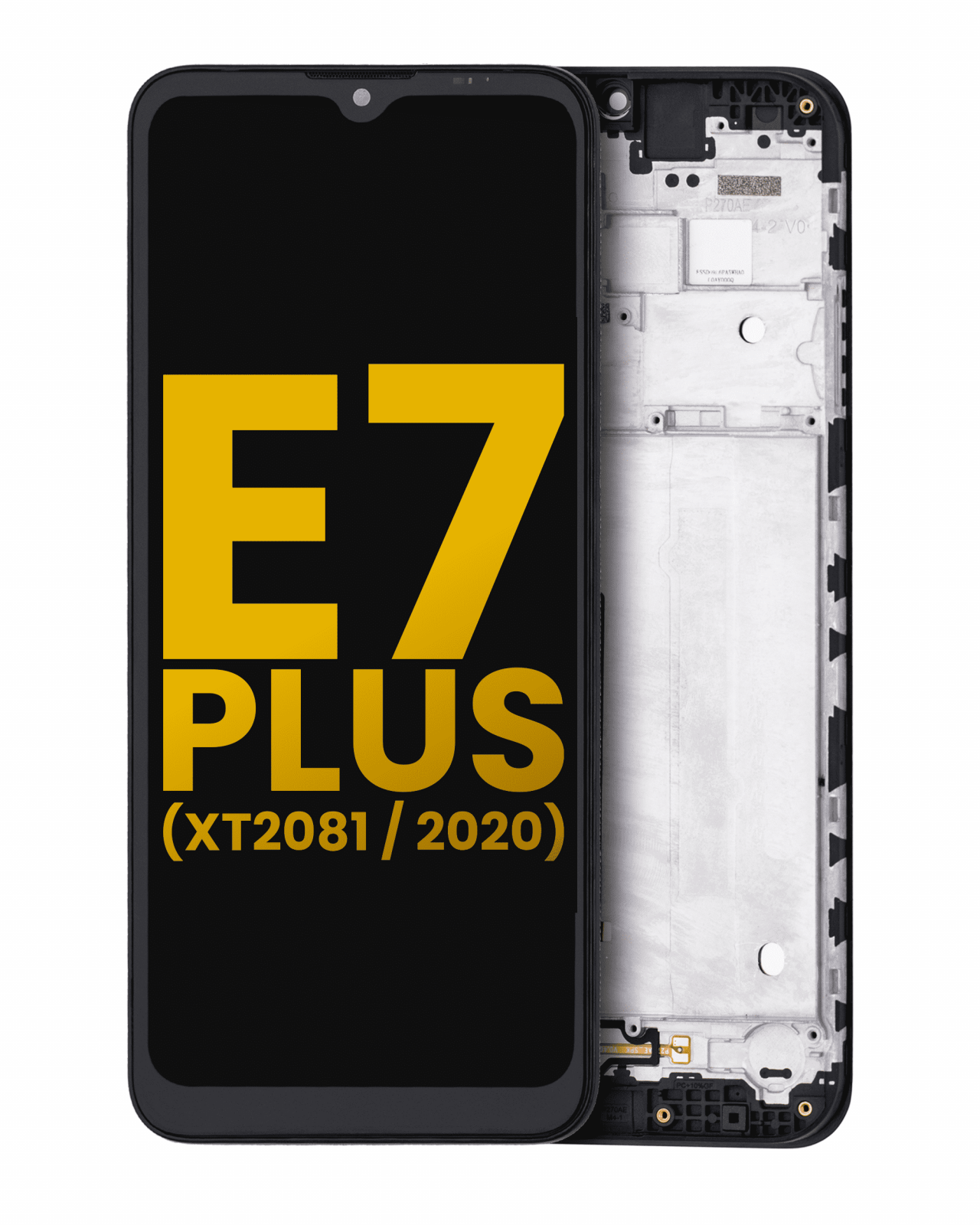 LCD Assembly With Frame For Motorola Moto E7 Plus (XT2081 / 2020) (Refurbished) (All Colors)