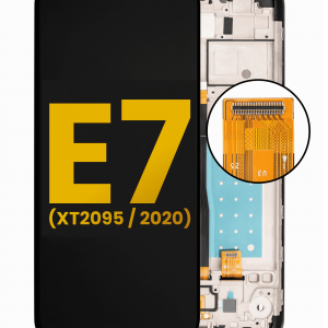 LCD Assembly With Frame For Motorola Moto E7 (XT2095 / 2020) (Refurbished) (All Colors)