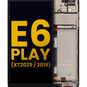 LCD Assembly With Frame For Motorola Moto E6 Play (XT2029 / 2019) (Refurbished) (All Colors)