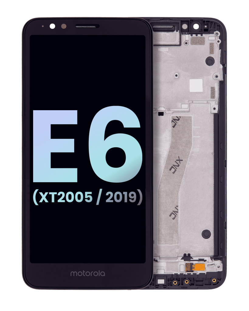 LCD Assembly With Frame For Motorola Moto E6 (XT2005 / 2019) (Genuine OEM) (All Colors)