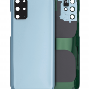Back Cover Glass With Camera Lens For Samsung Galaxy S20 Plus (Service Pack) (Cloud Blue)
