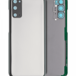 Back Cover Glass With Camera Lens For Samsung Galaxy S20 5G (No Logo) (Aftermarket Plus) (Cosmic Gray)
