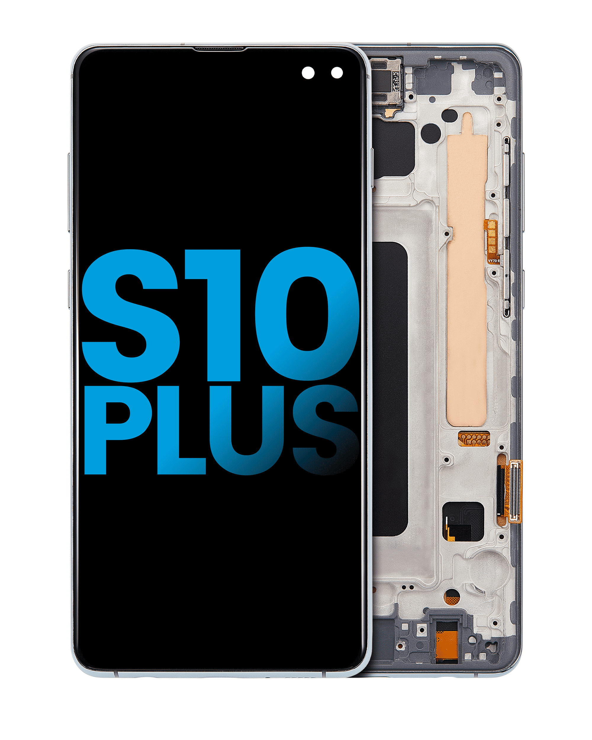 LCD Assembly With Frame (Without Fingerprint Sensor) For Samsung Galaxy S10 Plus (Aftermarket Plus: TFT) (Prism Green)