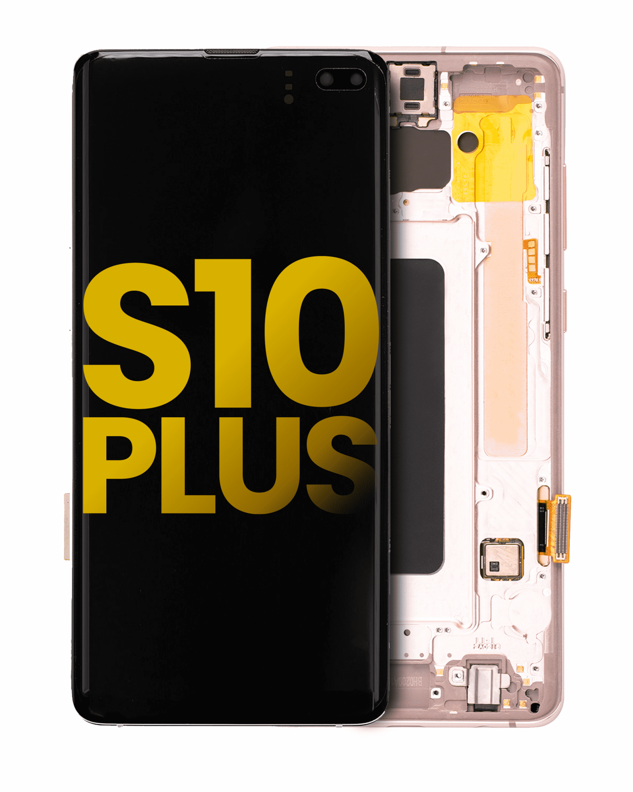 OLED Assembly With Frame For Samsung Galaxy S10 Plus (Refurbished) (Flamingo Pink)