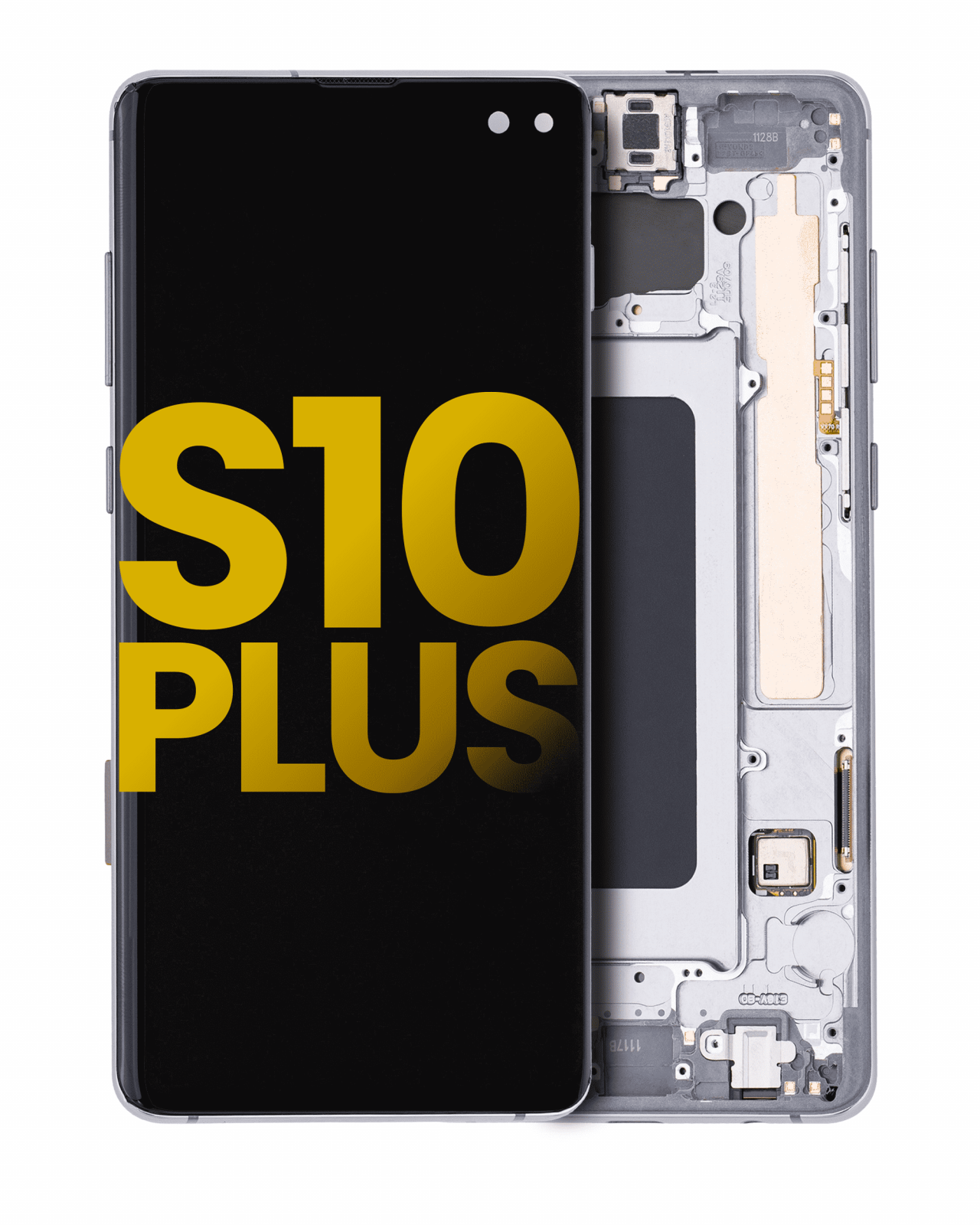 OLED Assembly With Frame For Samsung Galaxy S10 Plus (Refurbished) (Prism / Ceramic Black)