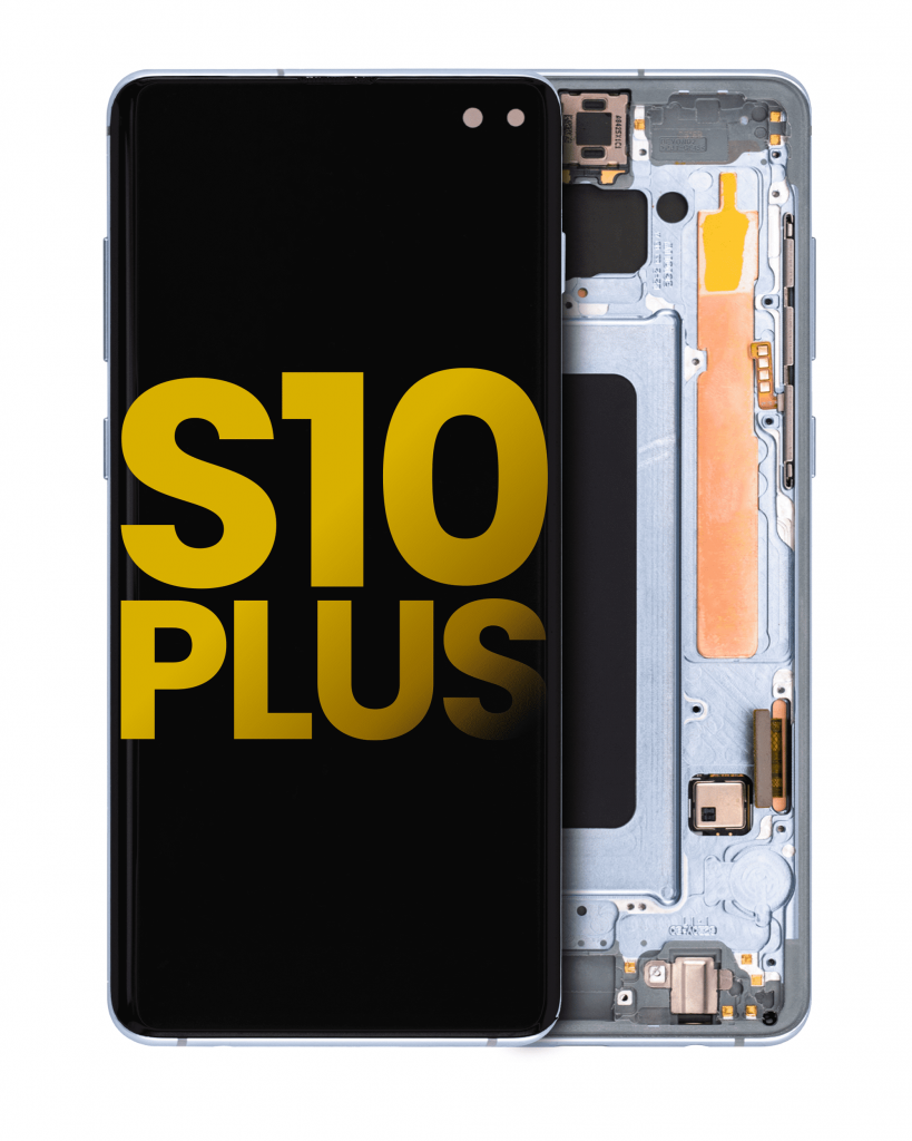 OLED Assembly With Frame For Samsung Galaxy S10 Plus (Refurbished) (Prism Blue)