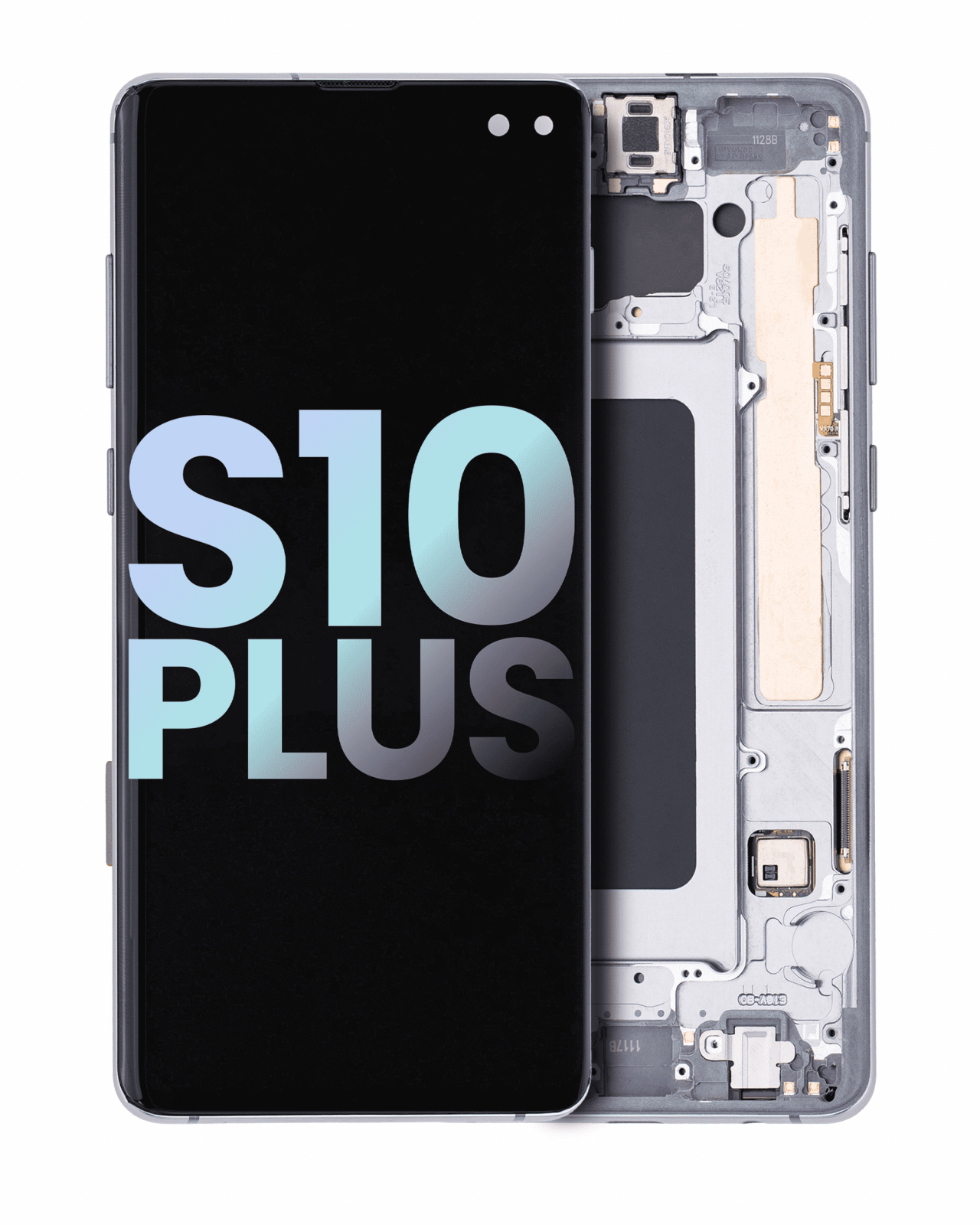 OLED Assembly With Frame For Samsung Galaxy S10 Plus (Service Pack) (Prism / Ceramic Black)