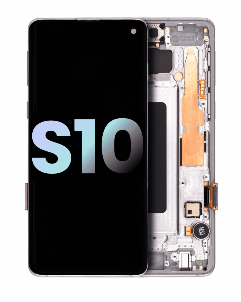 OLED Assembly With Frame For Samsung Galaxy S10 (Service Pack) (Prism White)