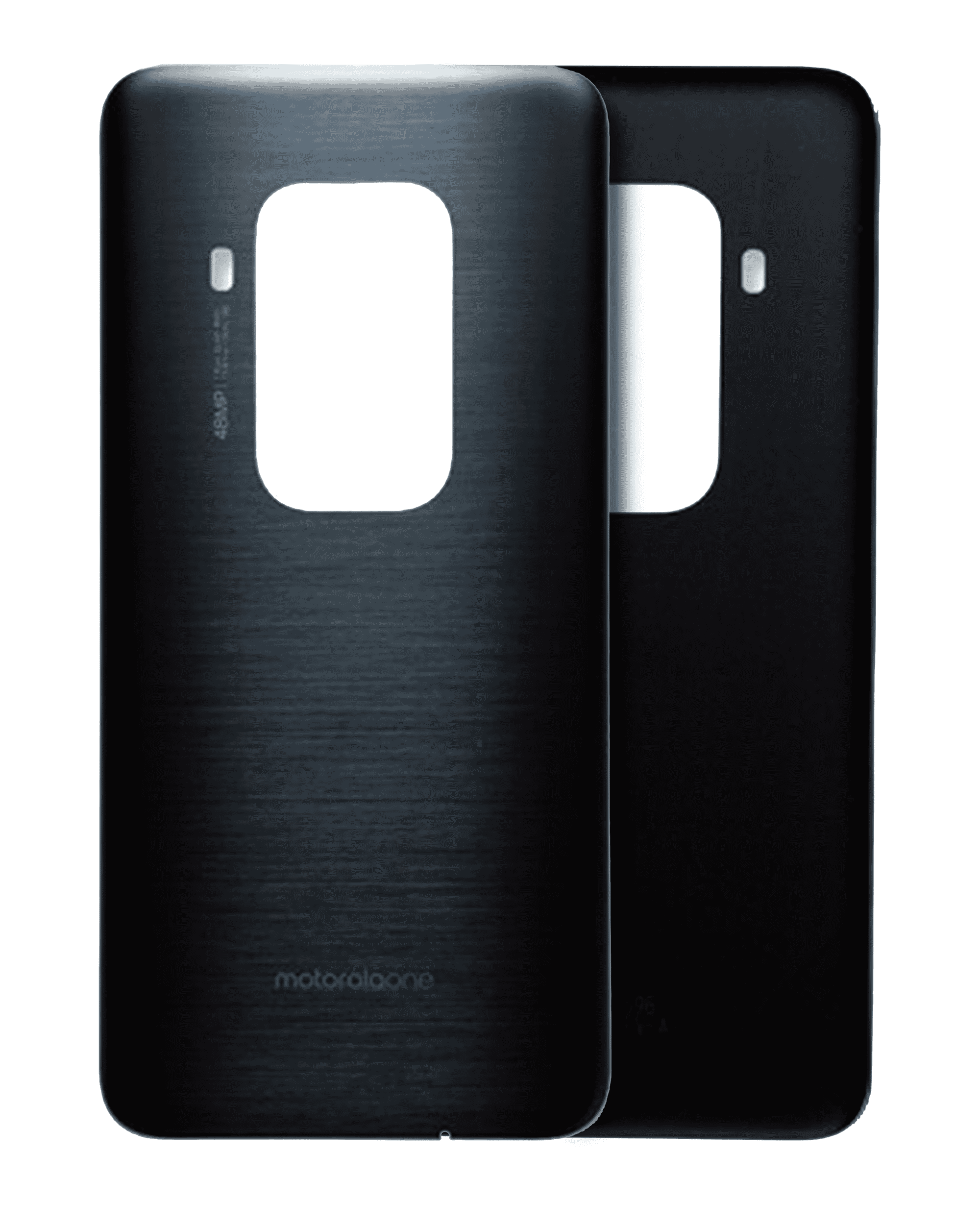 Back cover Glass For Motorola One Zoom (XT2010-01 / 2019) (Genuine OEM) (Gray)