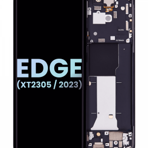 LCD Assembly With Frame For Motorola Moto Edge (XT2305 / 2023) (Genuine OEM) (Eclipse Black)