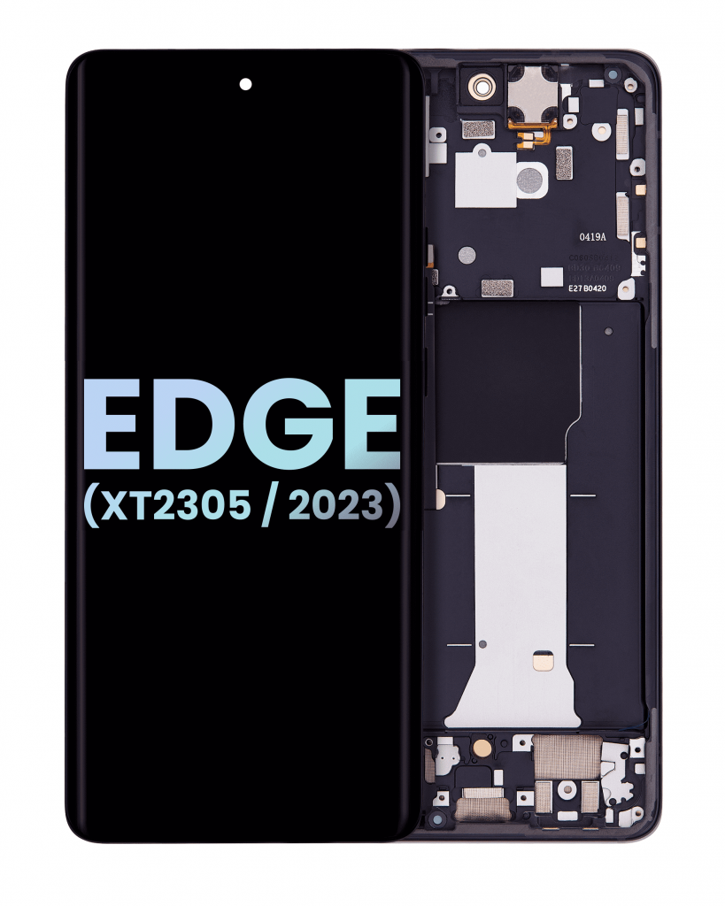 LCD Assembly With Frame For Motorola Moto Edge (XT2305 / 2023) (Genuine OEM) (Eclipse Black)