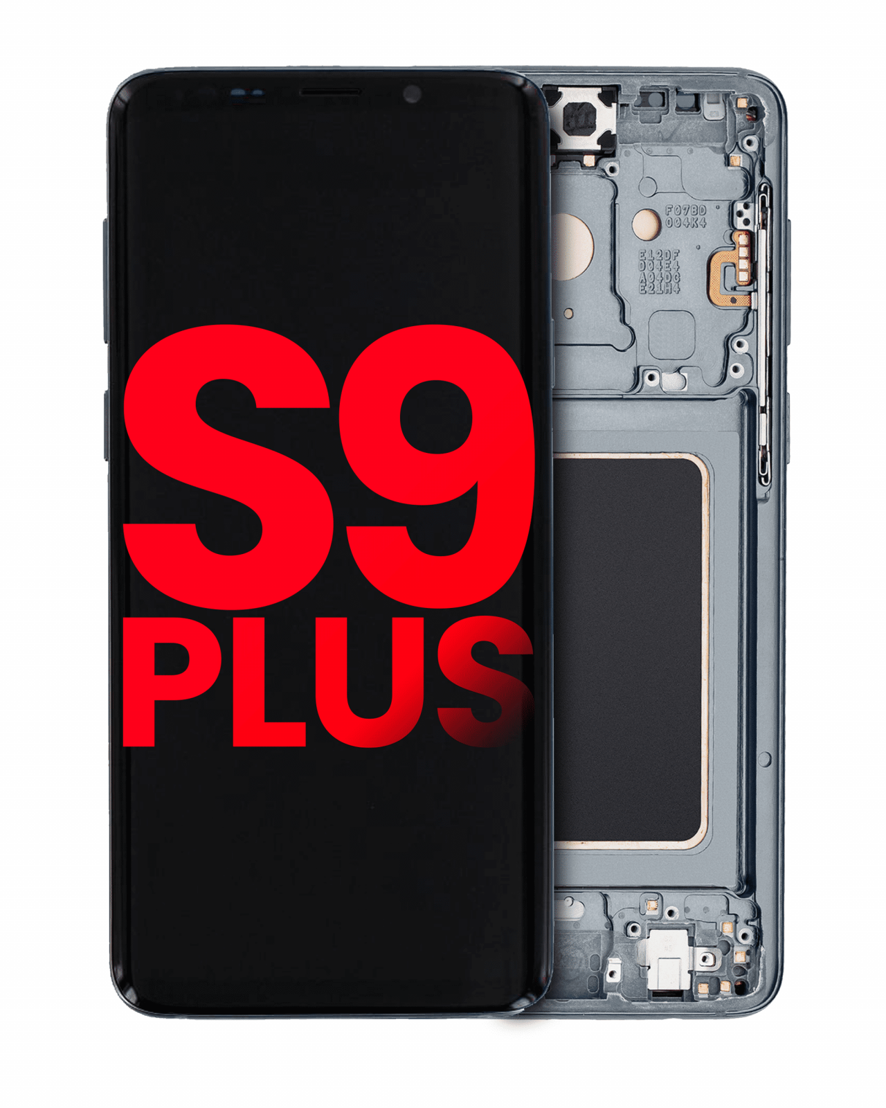 OLED Assembly With Frame For Samsung Galaxy S9 Plus (Aftermarket Plus) (Titanium Gray)