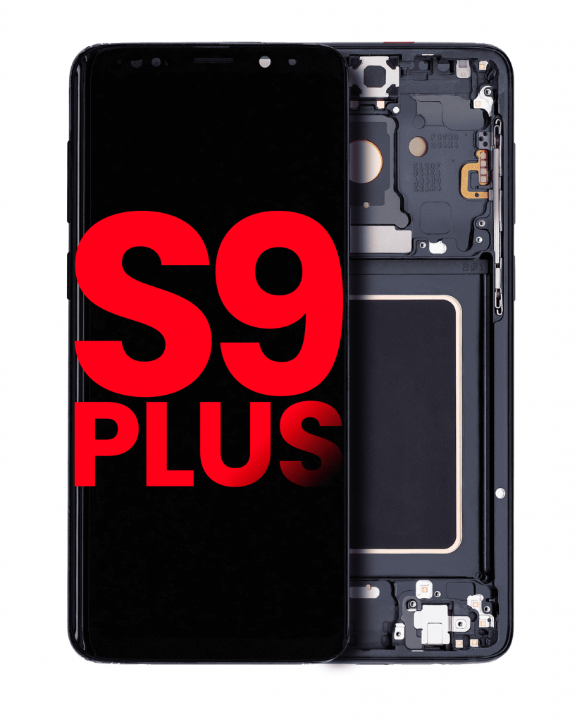 OLED Assembly With Frame For Samsung Galaxy S9 Plus (Aftermarket Plus) (Midnight Black)