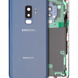 Back Cover Glass With Camera Lens For Samsung Galaxy S9 Plus (Service Pack) (Coral Blue)