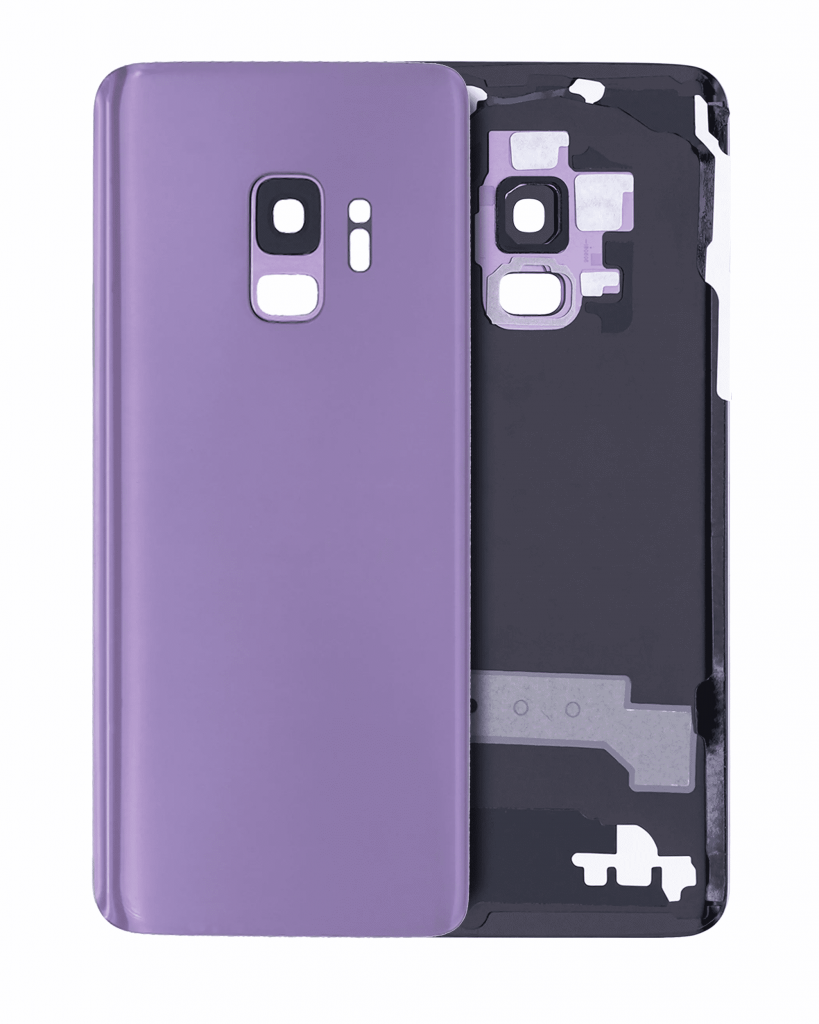 Back Cover Glass With Camera Lens For Samsung Galaxy S9 (Service Pack) (Lilac Purple)