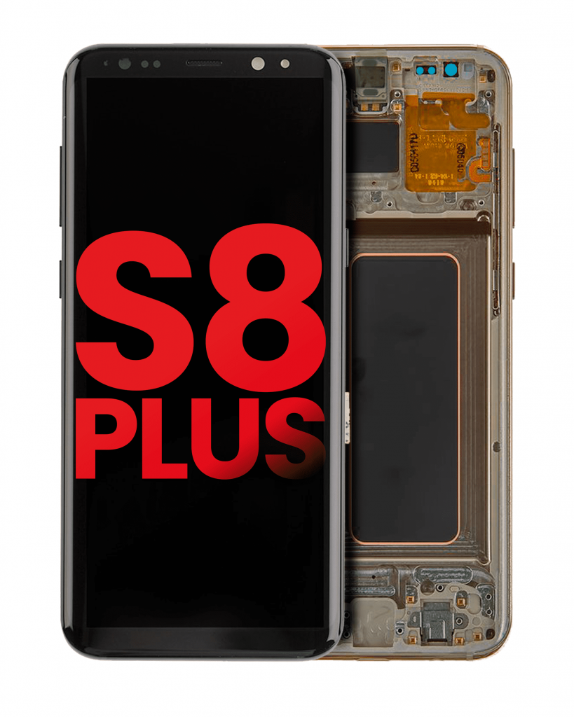 OLED Assembly With Frame For Samsung Galaxy S8 Plus (Aftermarket Plus) (Maple Gold)