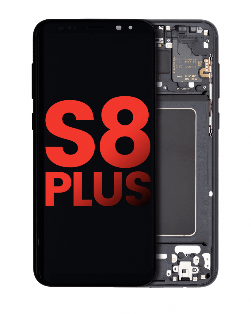 OLED Assembly With Frame For Samsung Galaxy S8 Plus (Aftermarket Plus) (Midnight Black)