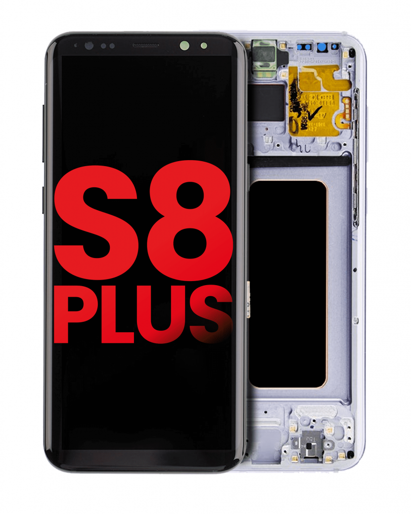 OLED Assembly With Frame For Samsung Galaxy S8 Plus (Aftermarket Plus) (Orchid Gray)