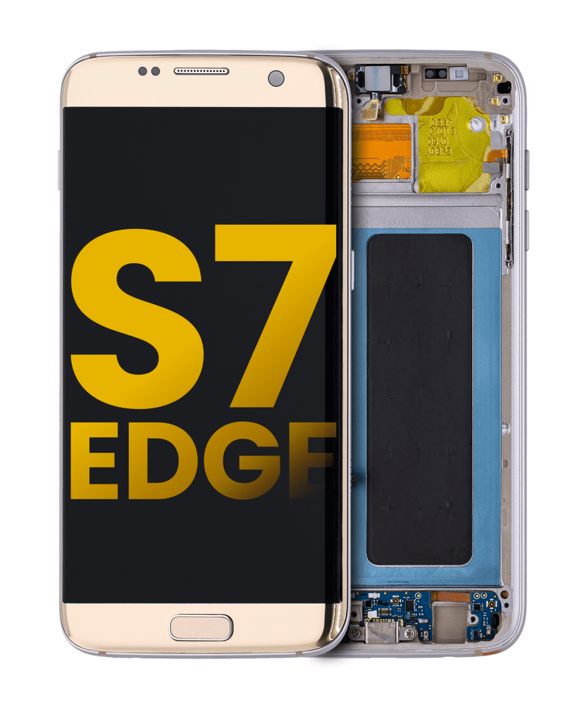 OLED Assembly With Frame For Samsung Galaxy S7 Edge (International / G935F) (Refurbished) (Gold Platinum)