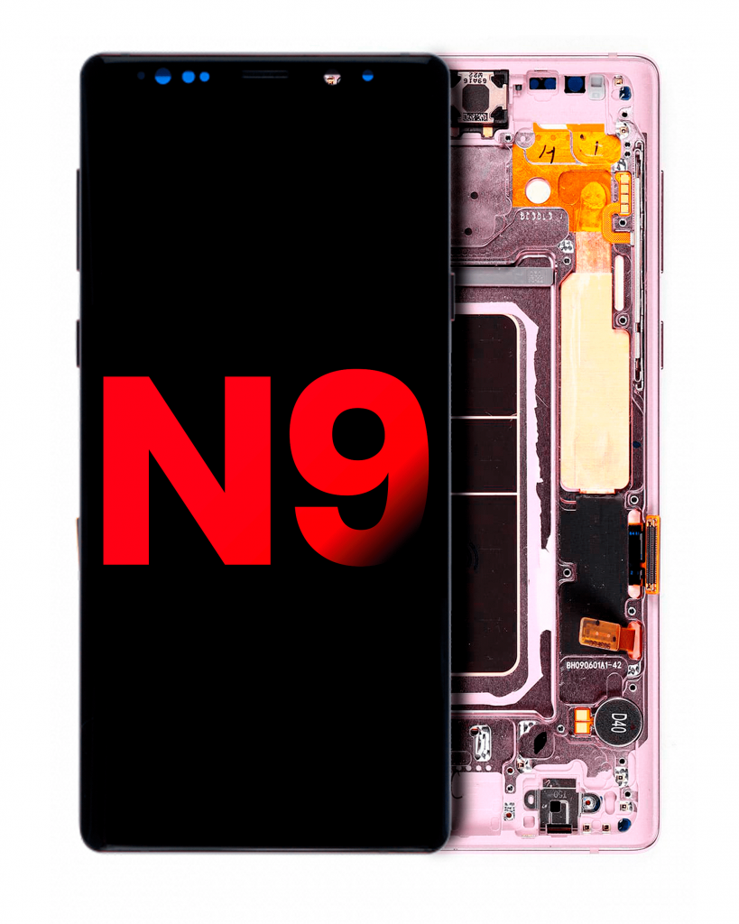 OLED Assembly With Frame For Samsung Galaxy Note 9 (Aftermarket Plus) (Lavender Purple)