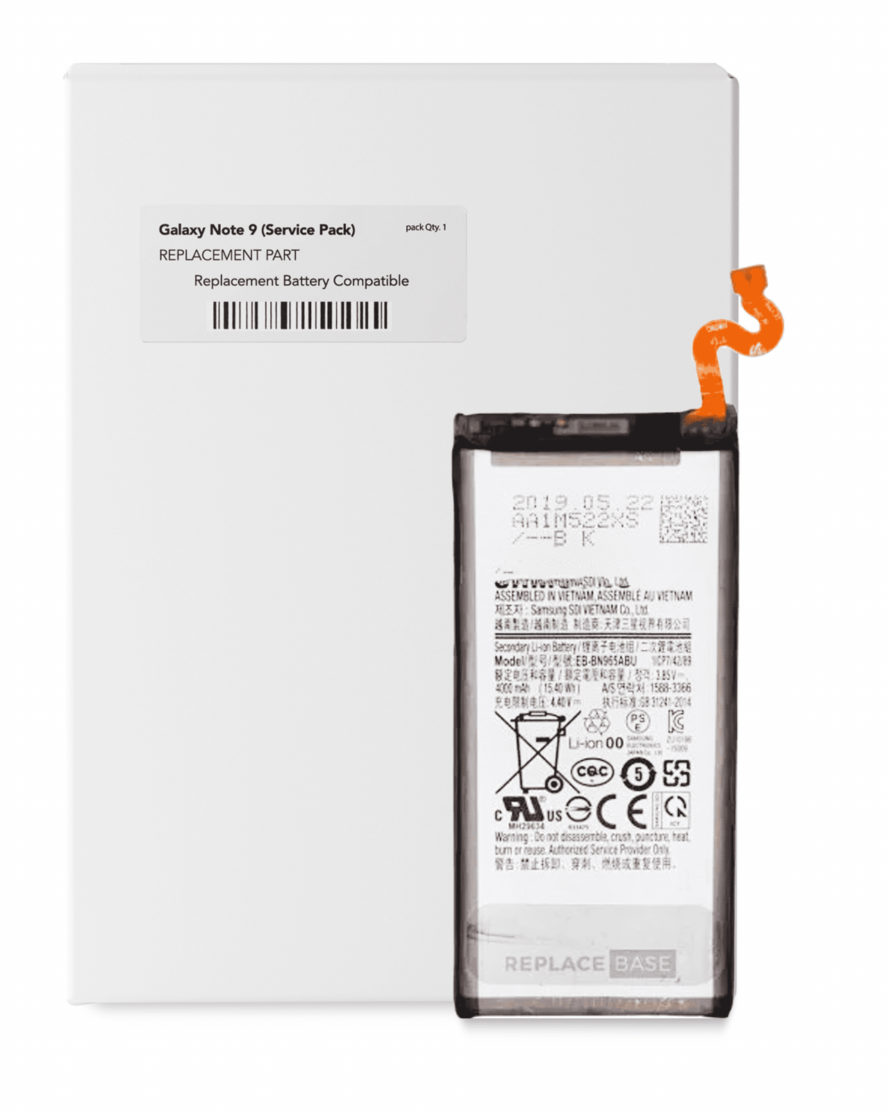 Replacement Battery For Samsung Galaxy Note 9 (Service Pack)