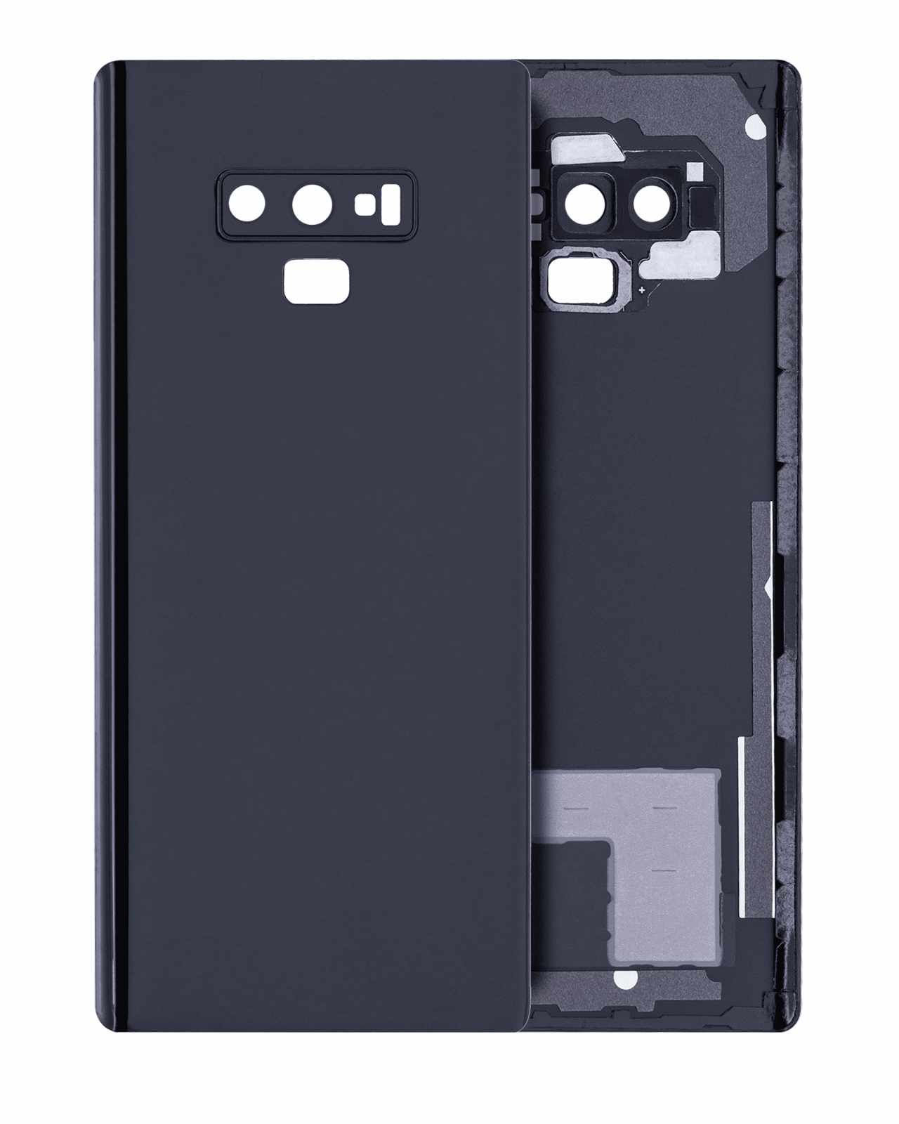Back Cover Glass With Camera Lens For Samsung Galaxy Note 9 (Service Pack) (Midnight Black)