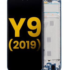 LCD Assembly With Frame For Huawei Y9 (2019) (Refurbished) (Sapphire Blue)