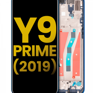 LCD Assembly With Frame For Huawei Y9 Prime (2019) (Refurbished) (Sapphire Blue)