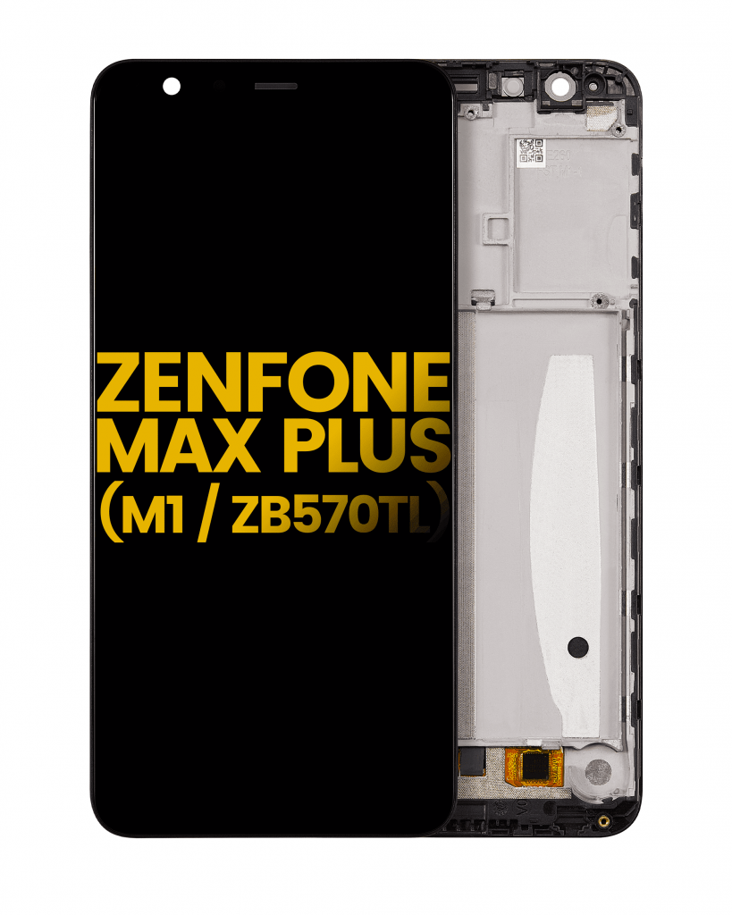 LCD Assembly With Frame For Asus Zenfone Max Plus (M1) ZB570TL (Refurbished) (All Colors)