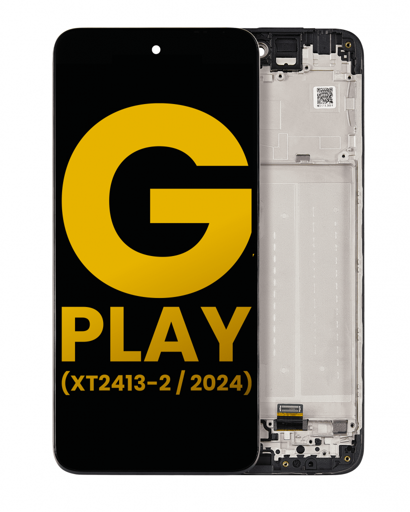 LCD Assembly With Frame For Motorola Moto G Play (XT2413 / 2024) (Refurbished) (All Colors)