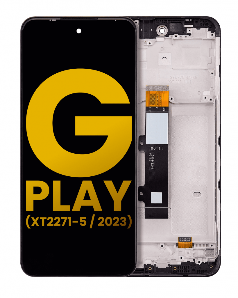 LCD Assembly With Frame For Motorola Moto G Play (XT2271 / 2023) (Refurbished) (All Colors)