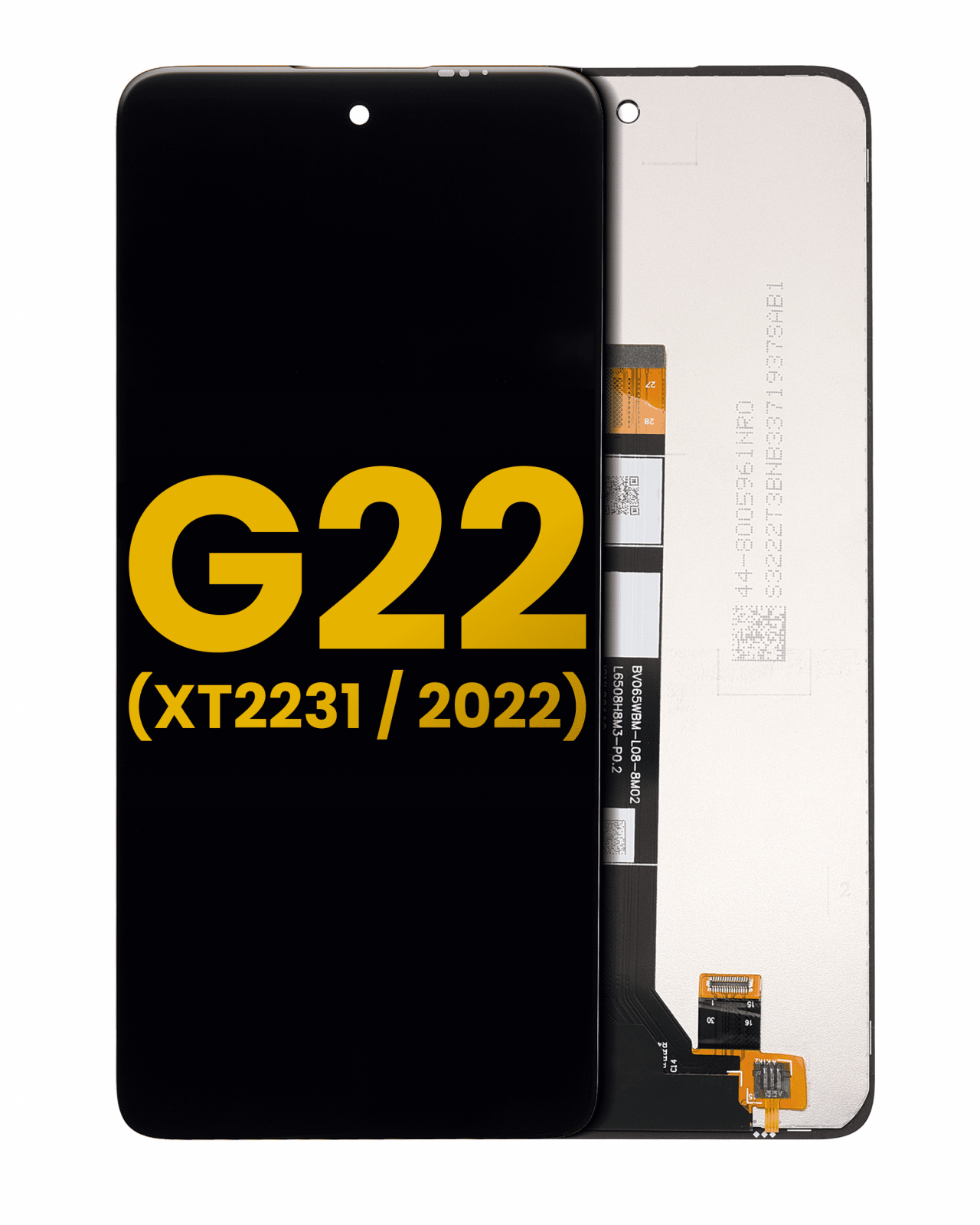 LCD Assembly Without Frame For Motorola Moto G22 (XT2231 / 2022) (Refurbished) (All Colors)