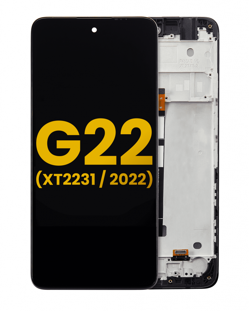 LCD Assembly With Frame For Motorola Moto G22 (XT2231 / 2022) (Refurbished) (All Colors)