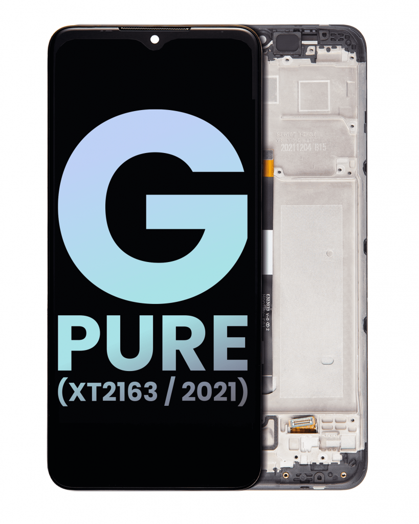 LCD Assembly With Frame For Motorola Moto G Pure (XT2163 / 2021) (Genuine OEM) (All Colors)