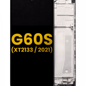 LCD Assembly With Frame For Motorola Moto G60S (XT2133 / 2021) (Refurbished) (All Colors)