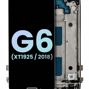 LCD Assembly With Frame For Motorola Moto G6 (XT1925 / 2018) (Genuine OEM) (Black)