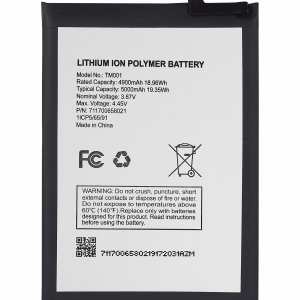 Replacement Battery For T-Mobile Revvl 6 Pro / Revvl 6X Pro 5G / Revvl V+ 5G / Boost Mobile Celero 5G Plus (2023) (TM001)
