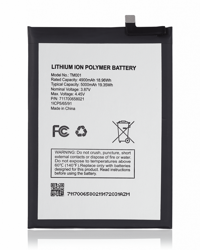Replacement Battery For T-Mobile Revvl 6 Pro / Revvl 6X Pro 5G / Revvl V+ 5G / Boost Mobile Celero 5G Plus (2023) (TM001)