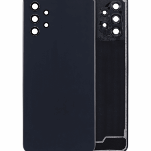 Back Cover Glass With Camera Lens For Samsung Galaxy A32 5G (A326 / 2021) (Aftermarket Plus) (Awesome Black)