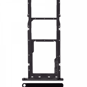Dual Sim Card Tray For Samsung Galaxy A04E (A042 / 2022) (Black)