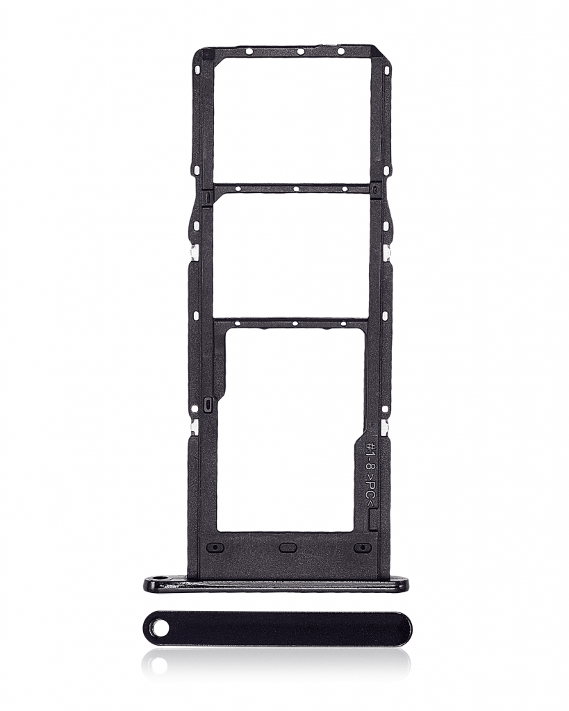 Dual Sim Card Tray For Samsung Galaxy A14 (A145F) (Black)