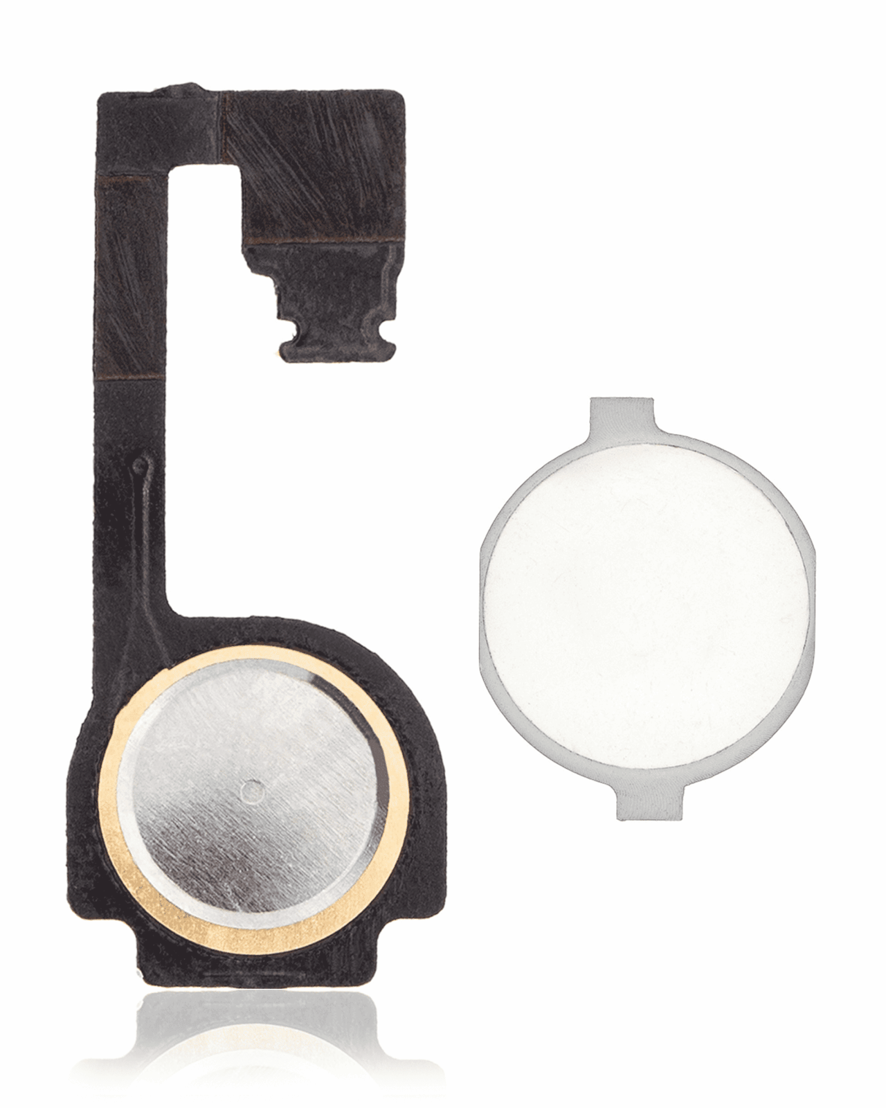 Home Button With Flex For iPhone 4 (White)