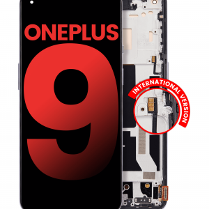 OLED Assembly With Frame For OnePlus 9 (International Version) (Aftermarket Plus) (Winter Mist)
