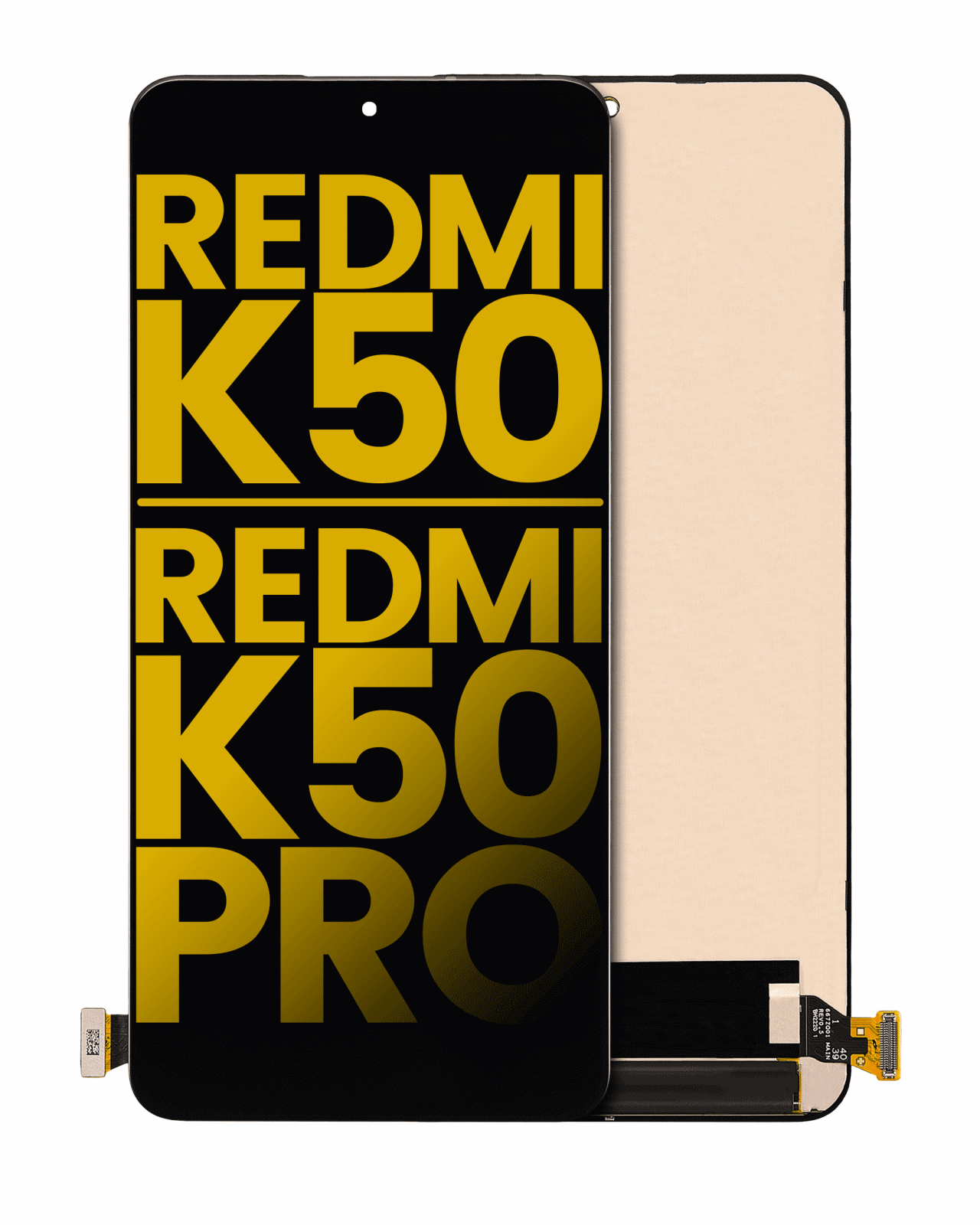 OLED Assembly Without Frame For Xiaomi Redmi K50 / K50 Pro (Refurbished) (All Colors)