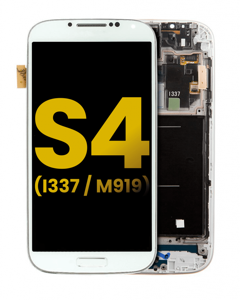 OLED Assembly With Frame For Samsung Galaxy S4 (I337 / M919) (AT&T & T-Mobile / Straight Talk) (Refurbished) (White)