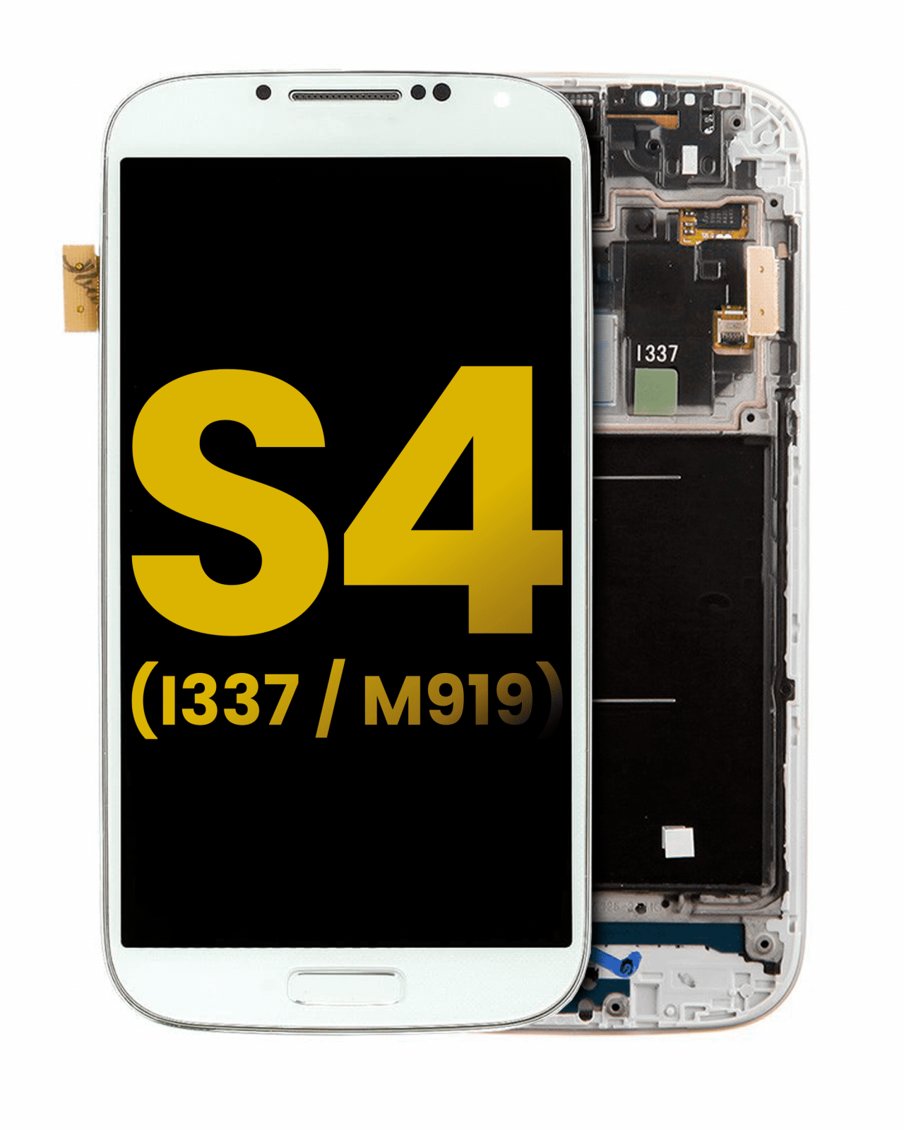 OLED Assembly With Frame For Samsung Galaxy S4 (I337 / M919) (AT&T & T-Mobile / Straight Talk) (Refurbished) (White)