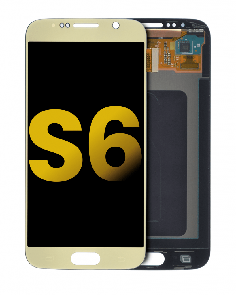 OLED Assembly Without Frame For Samsung Galaxy S6 (Refurbished) (Gold Titanium)
