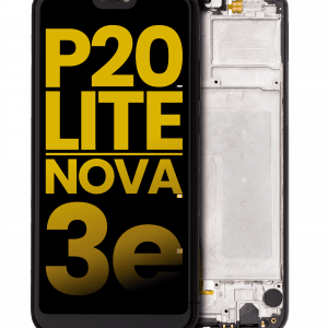 LCD Assembly With Frame For Huawei P20 Lite / Nova 3e (Refurbished) (Black)